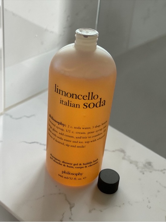 Philosophy Limoncello Italian Soda 🍋 3-in-1 Shower Gel 32 fl oz. - Picture 2 of 2